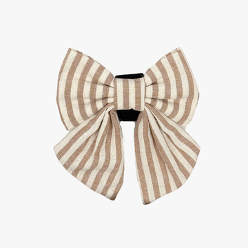 London Linen Stripes Sailor Bow Tie - Hundesløyfe