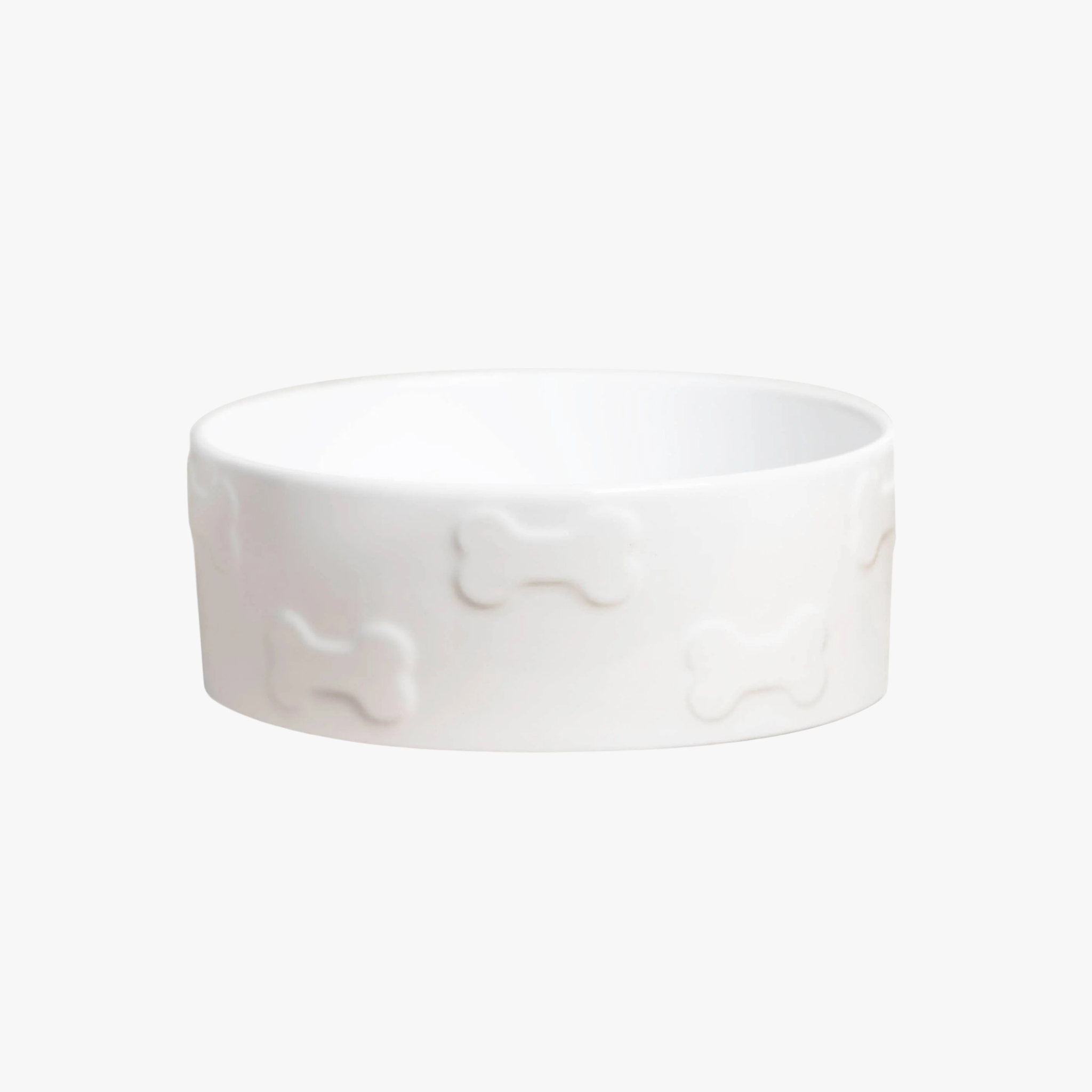 Manor White – Hundeskål i keramikk