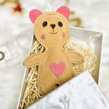 Teddy Bear Suede - Naturlig hundeleke i semsket skinn