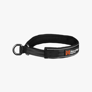 Cruise collar - Polstret halvstrup halsbånd | Sort