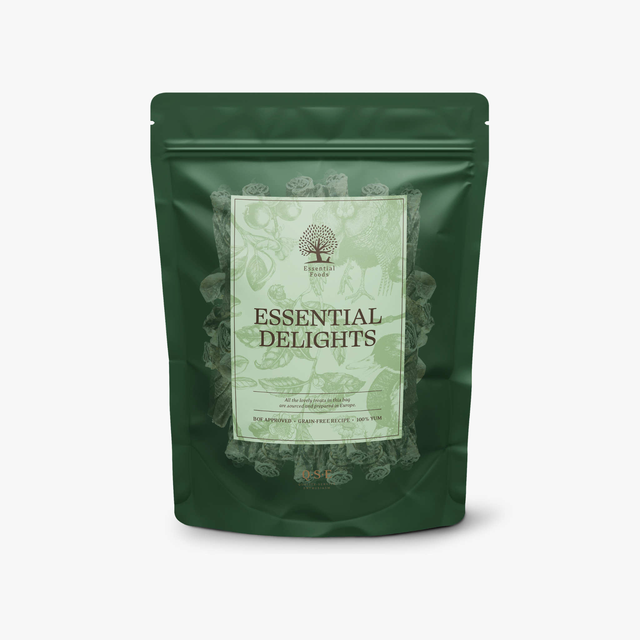 North Sea Chewy Delights - Tyggepinner 100% lufttørket torsk | 170g