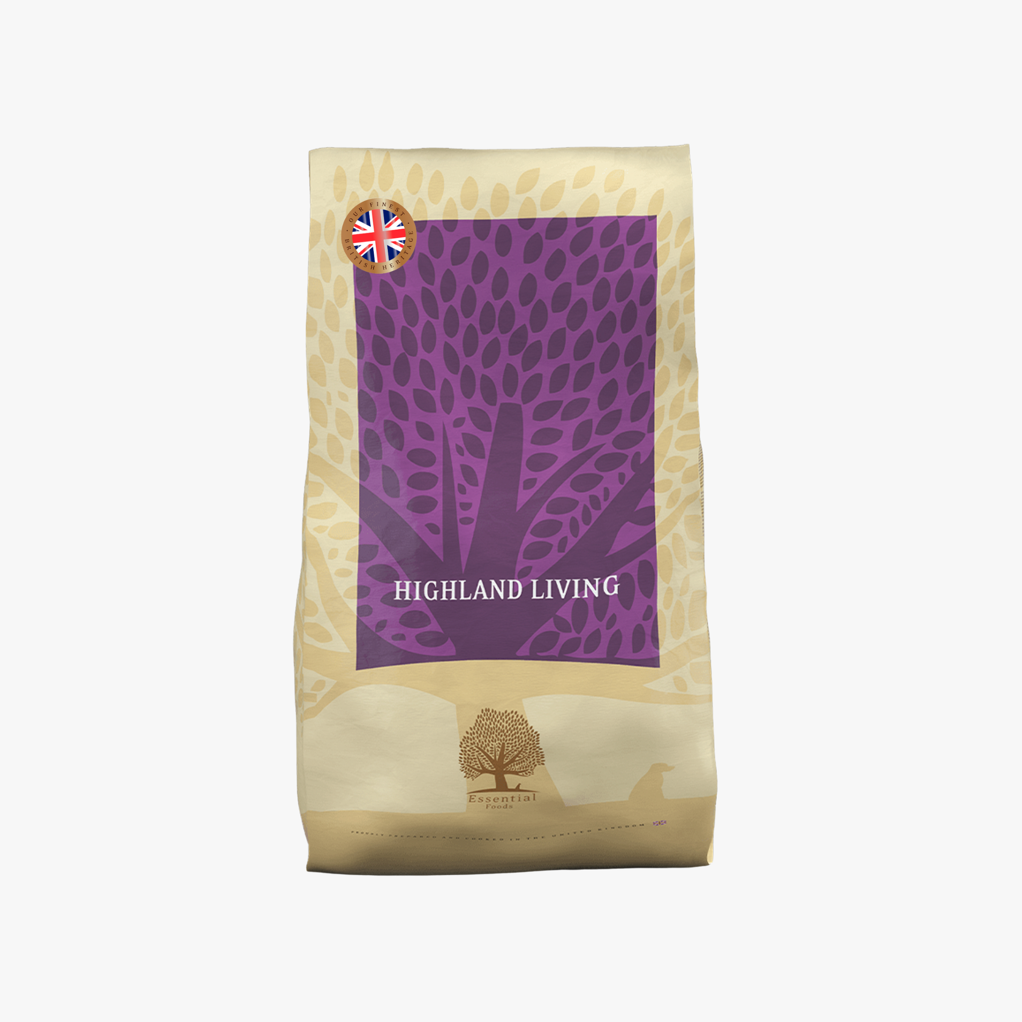 Essential Highland Living – Tørrfôr med okse, due, vaktel og laks