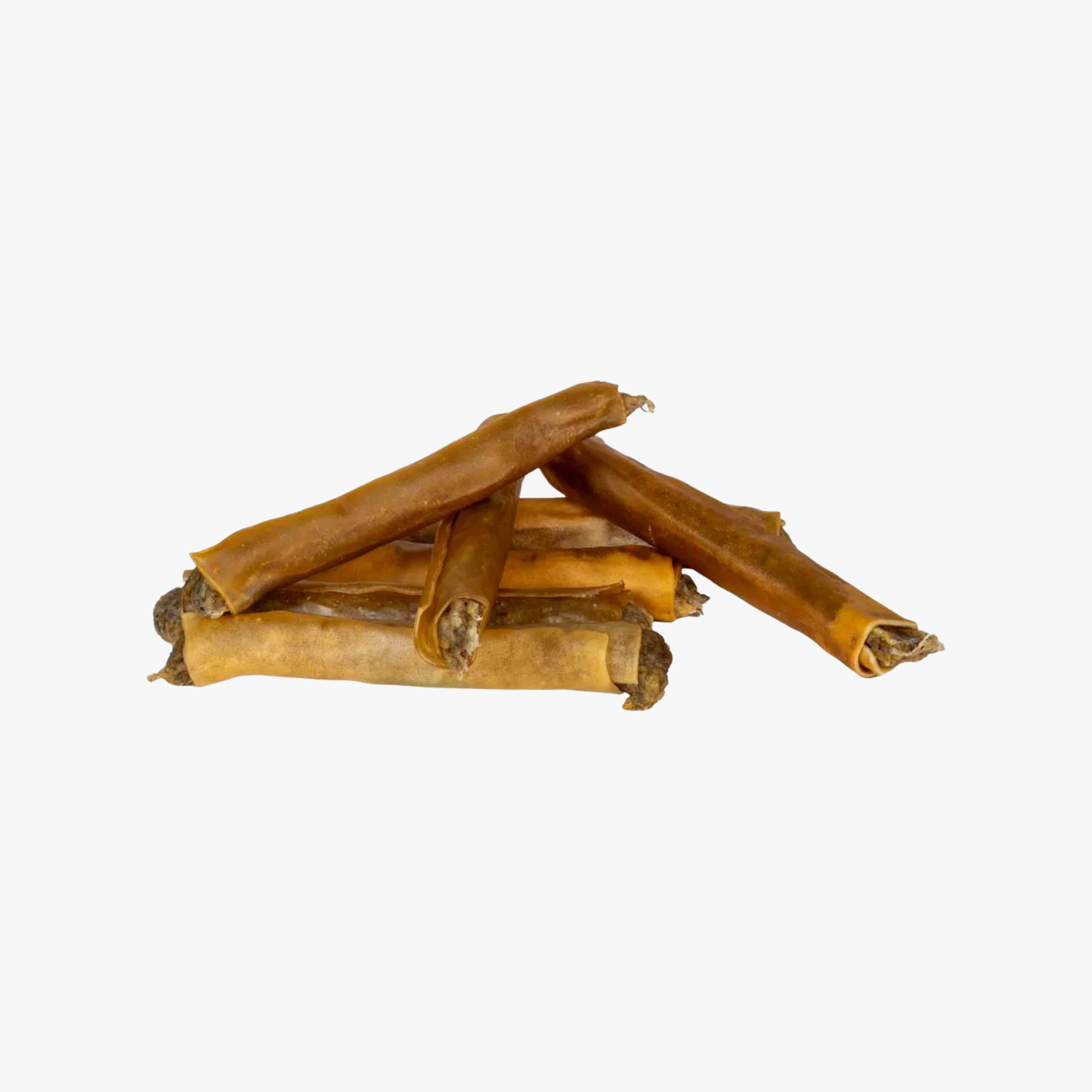 Horsestick Wrapped Medium 20cm - Naturlig tyggerull