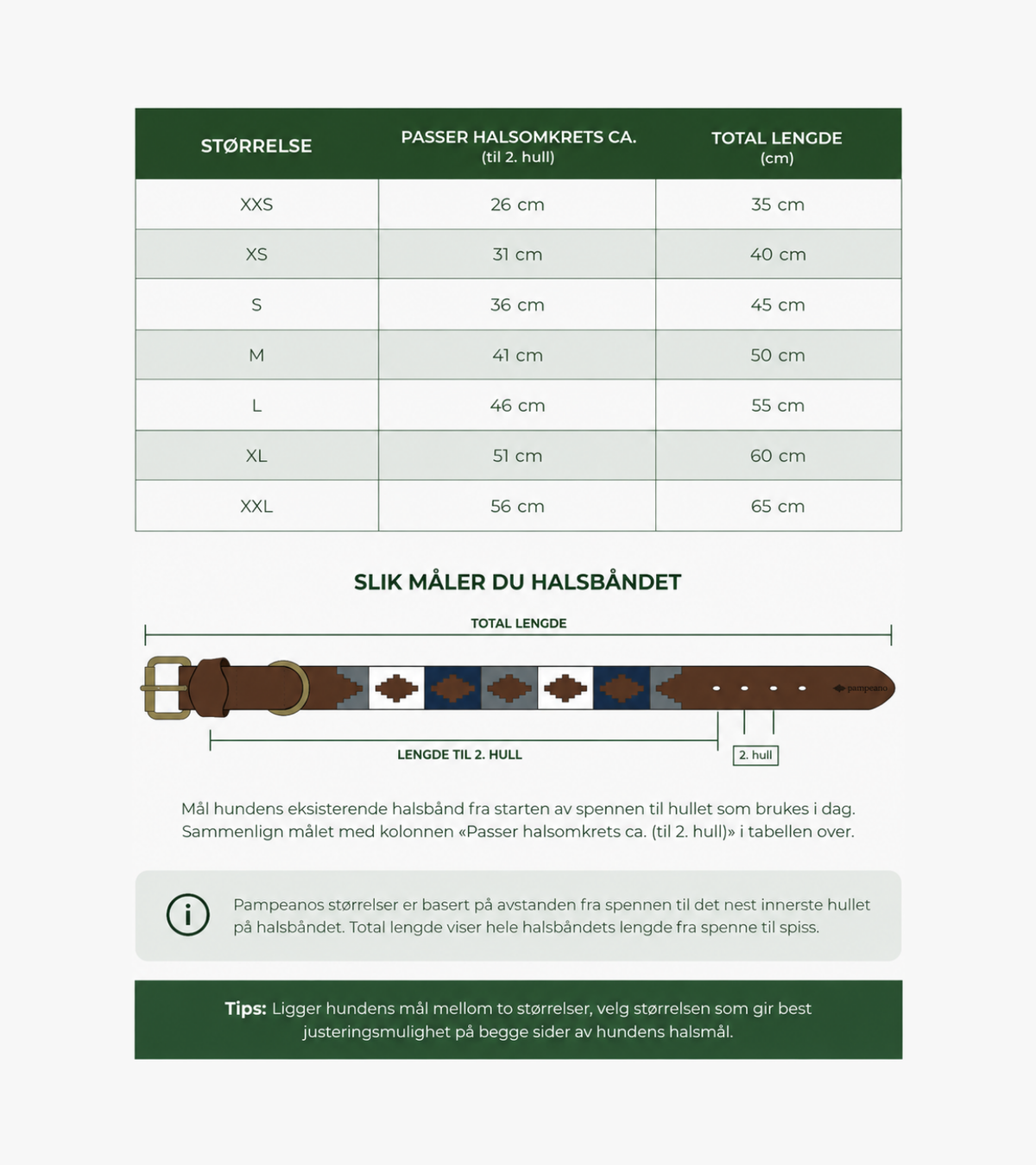 Pampeano Multi - Skinnhalsbånd