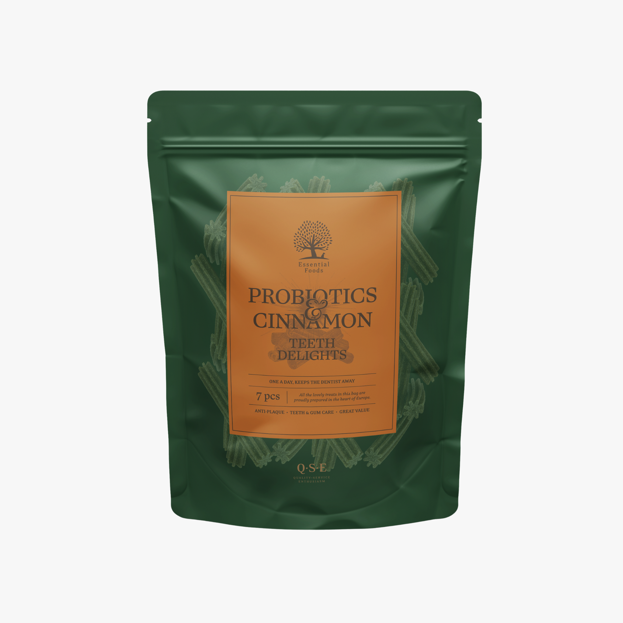 Probiotics & Cinnamon Teeth Delights - Tyggepinner