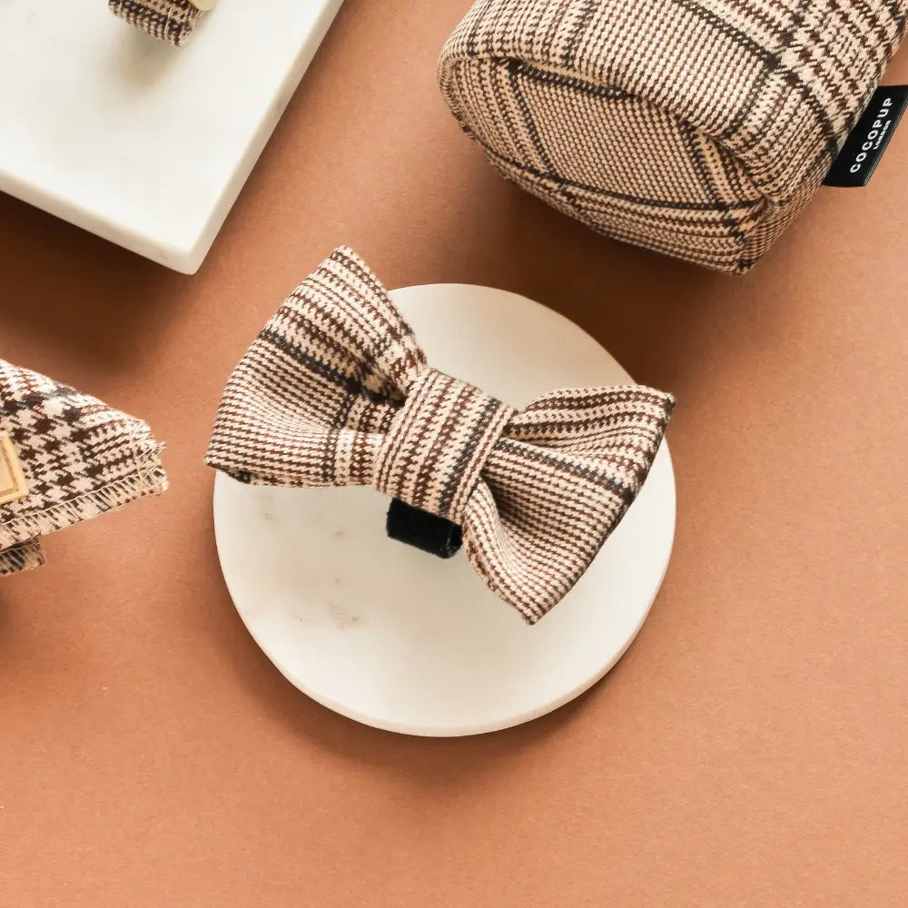 Pup Plaid Bow Tie - Sløyfe til hund