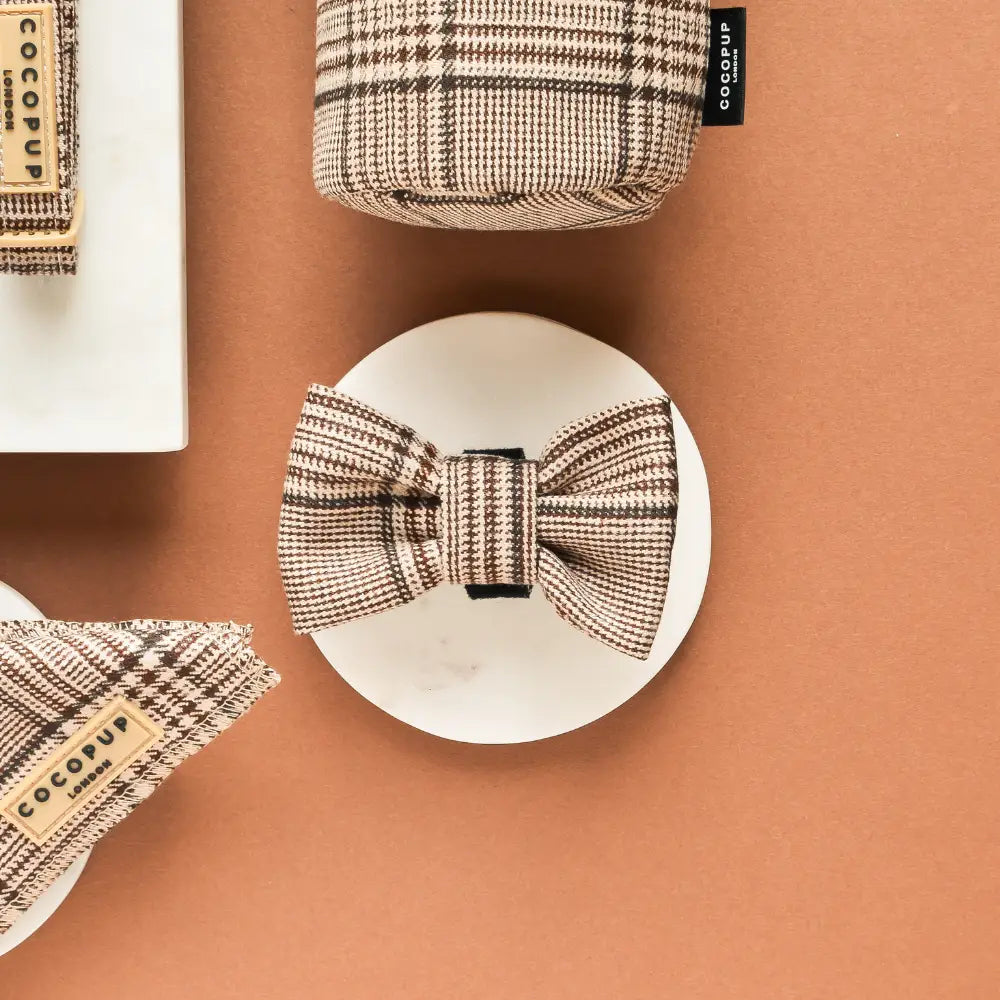 Pup Plaid Bow Tie - Sløyfe til hund