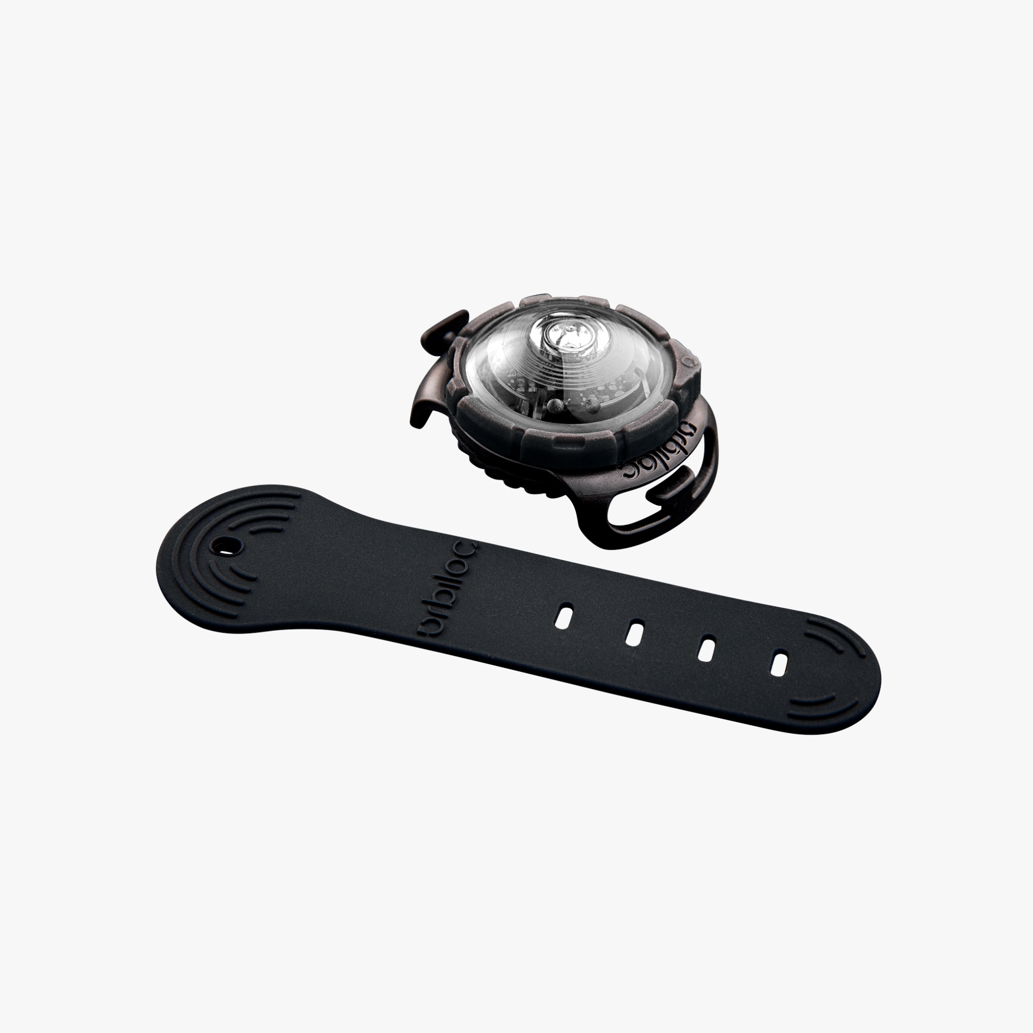 Safety light Dog Dual - LED-lys med batteri | Hvit