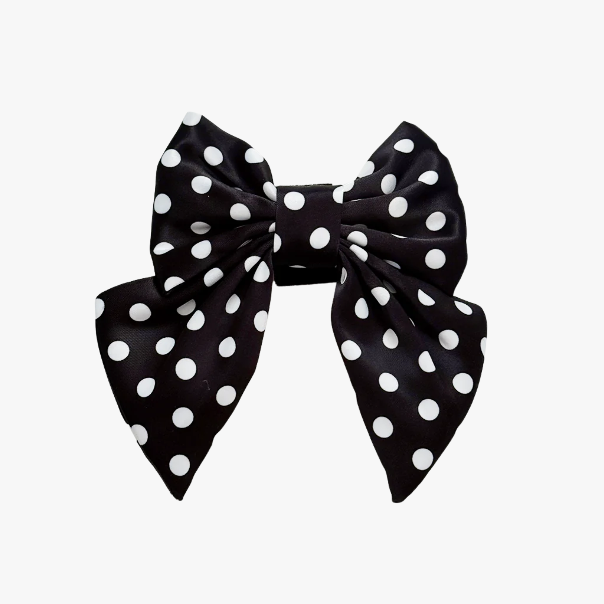 Satin Polka Dot Sailor Bow Tie - Hundesløyfe