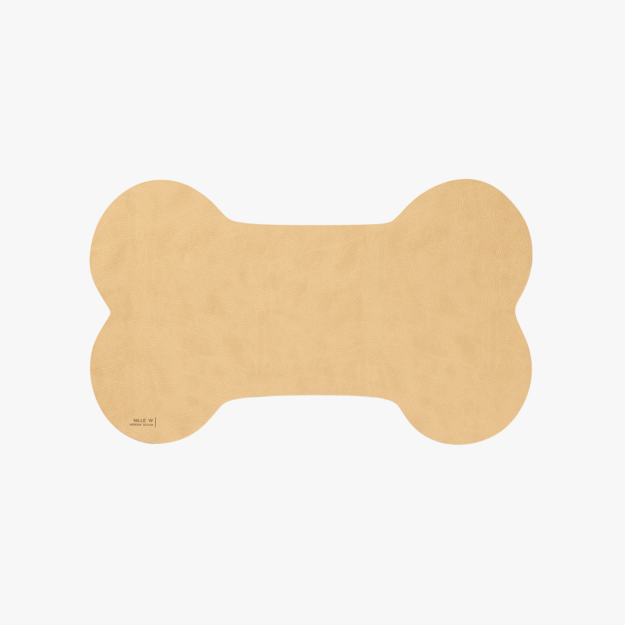 MiLLE Hund – Underlagsbrikke til hundeskåler | Beige