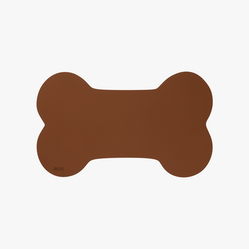 MiLLE Hund – Underlagsmatte til hundeskåler (Cognac)
