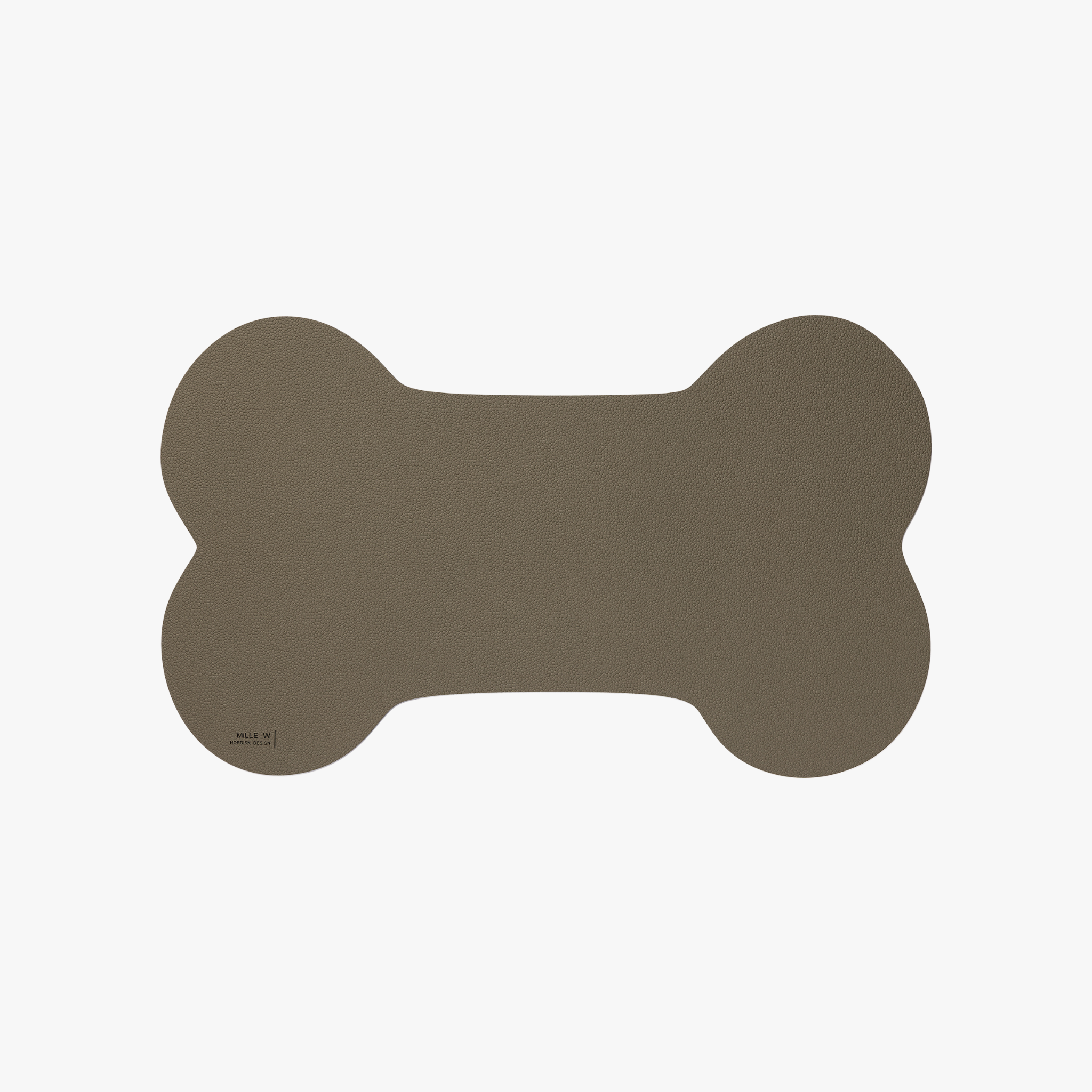MiLLE Hund – Underlagsmatte til hundeskåler (Grey)