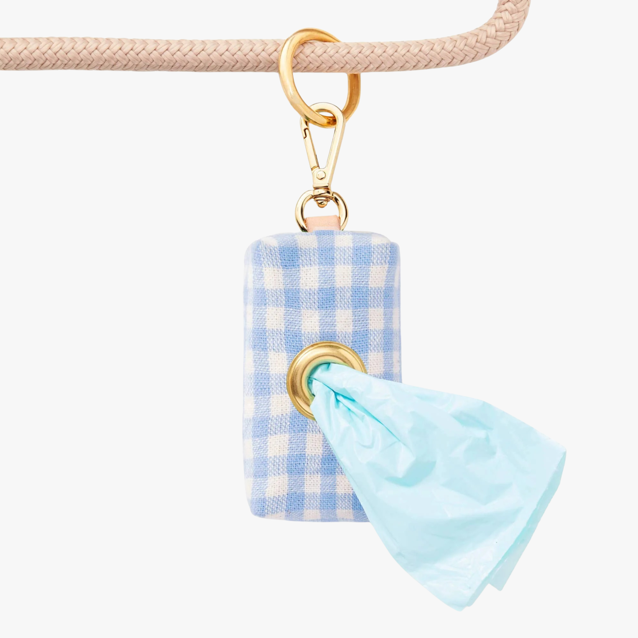 Sky Blue Gingham - Hundeposeholder