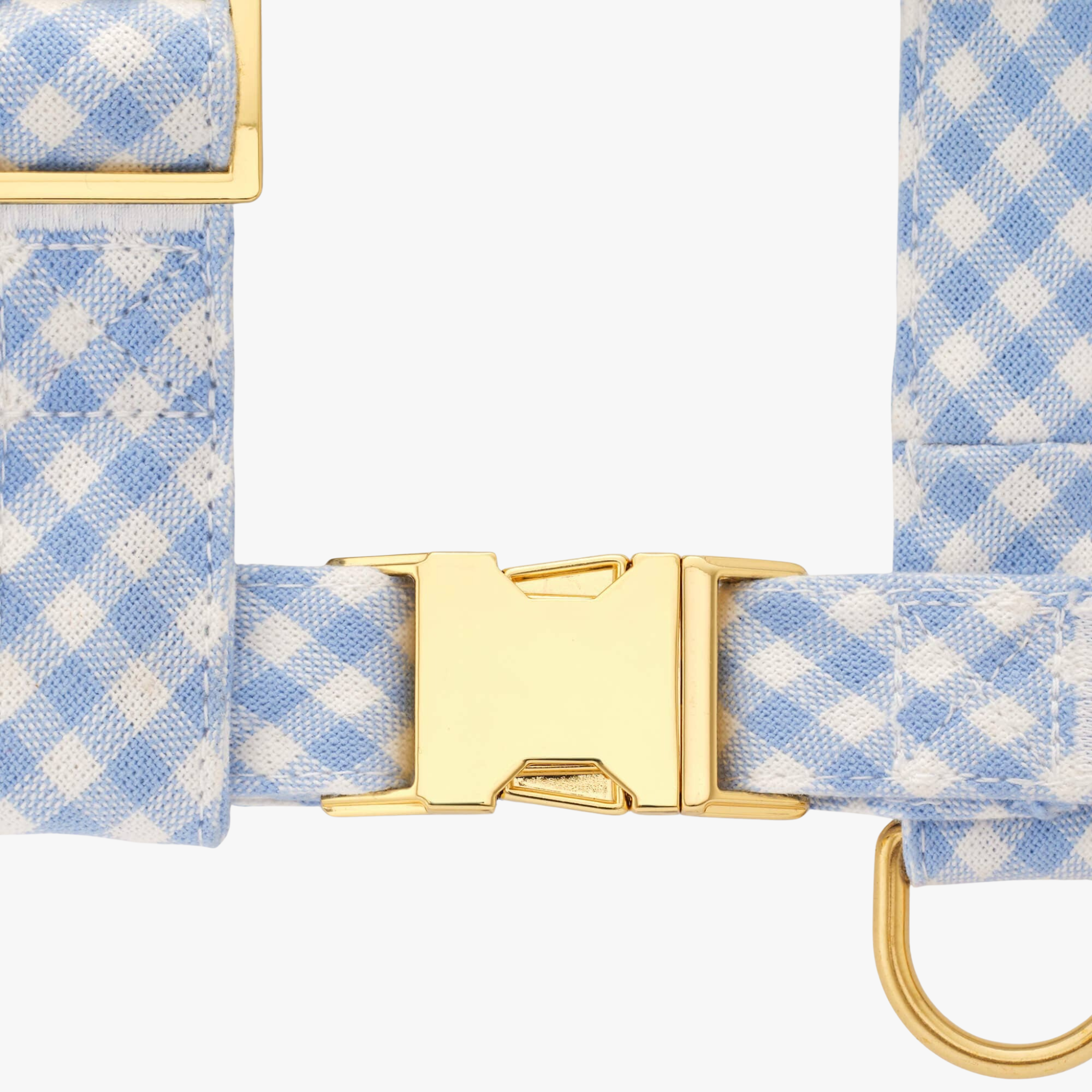 Sky Blue Gingham - Hundesele