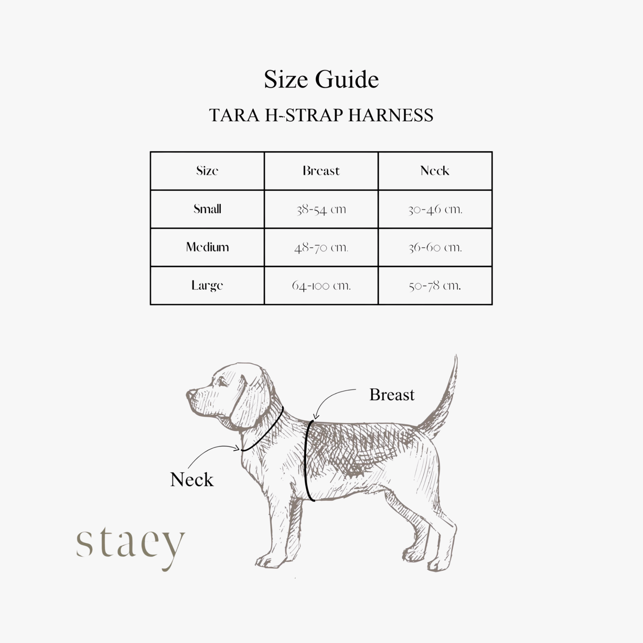 Tara H-Strap - Hundesele | Mocca