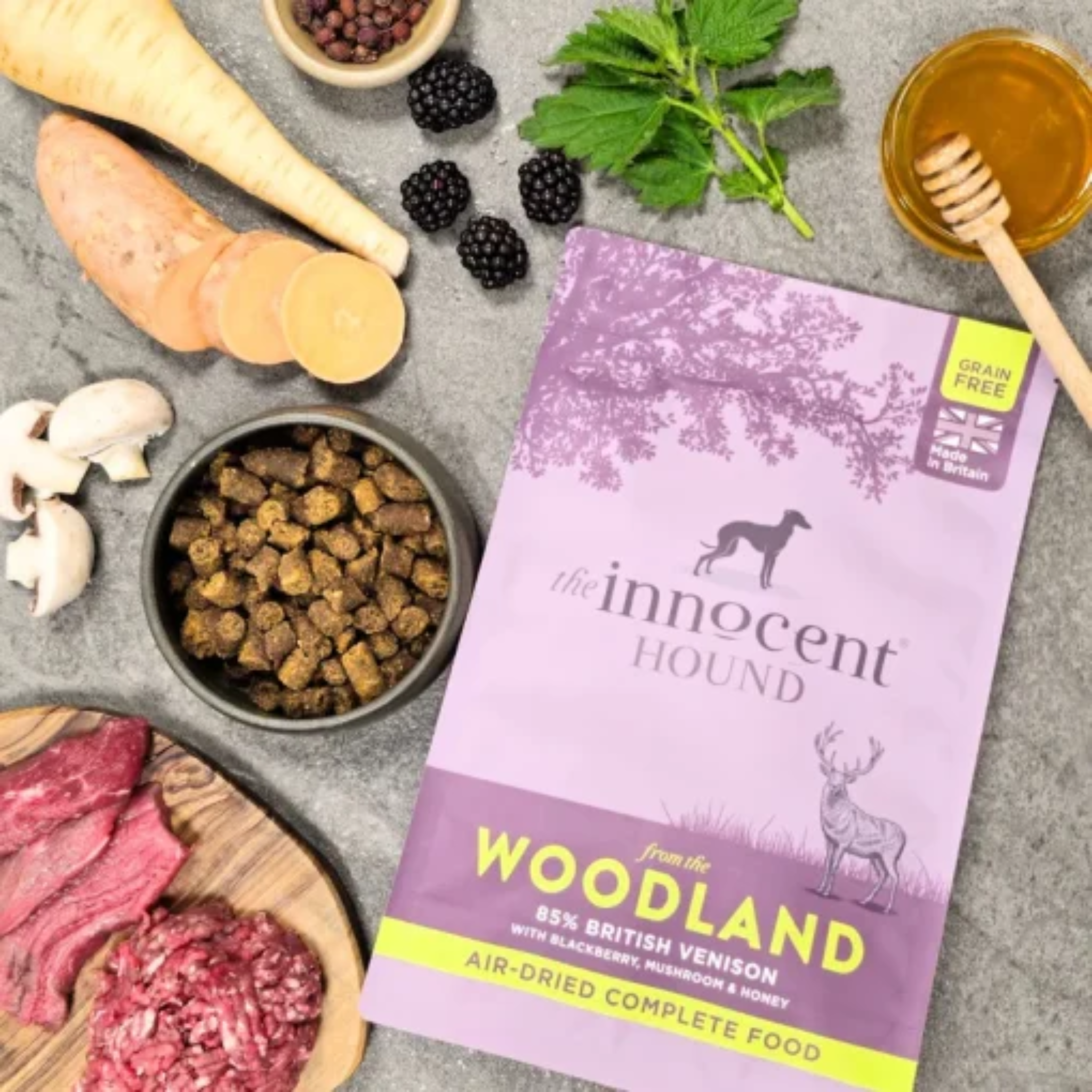 The Innocent Hound From The Woodland - Lufttørket hundemat