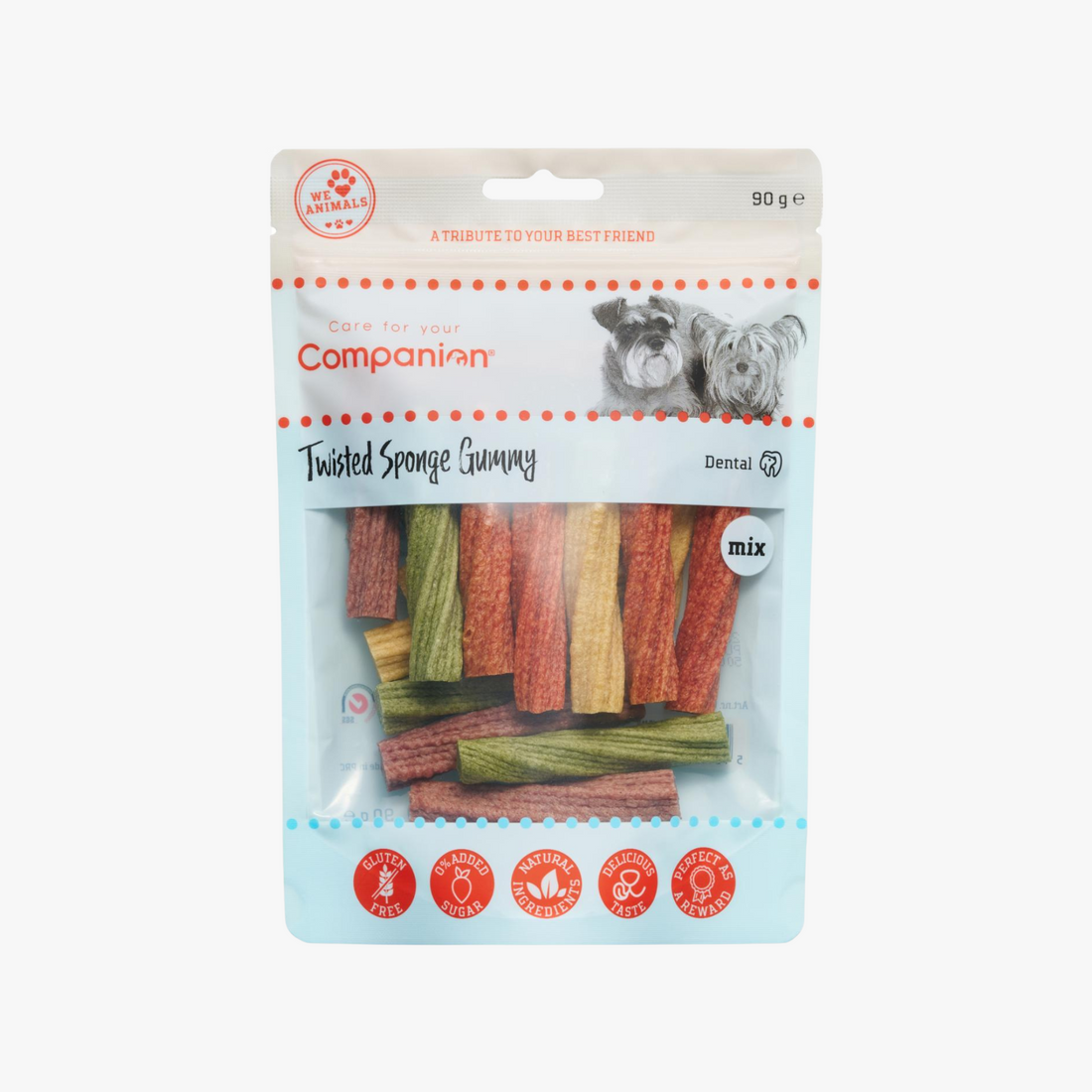 Twisted Sponge Gummy - Smakfulle tyggepinner