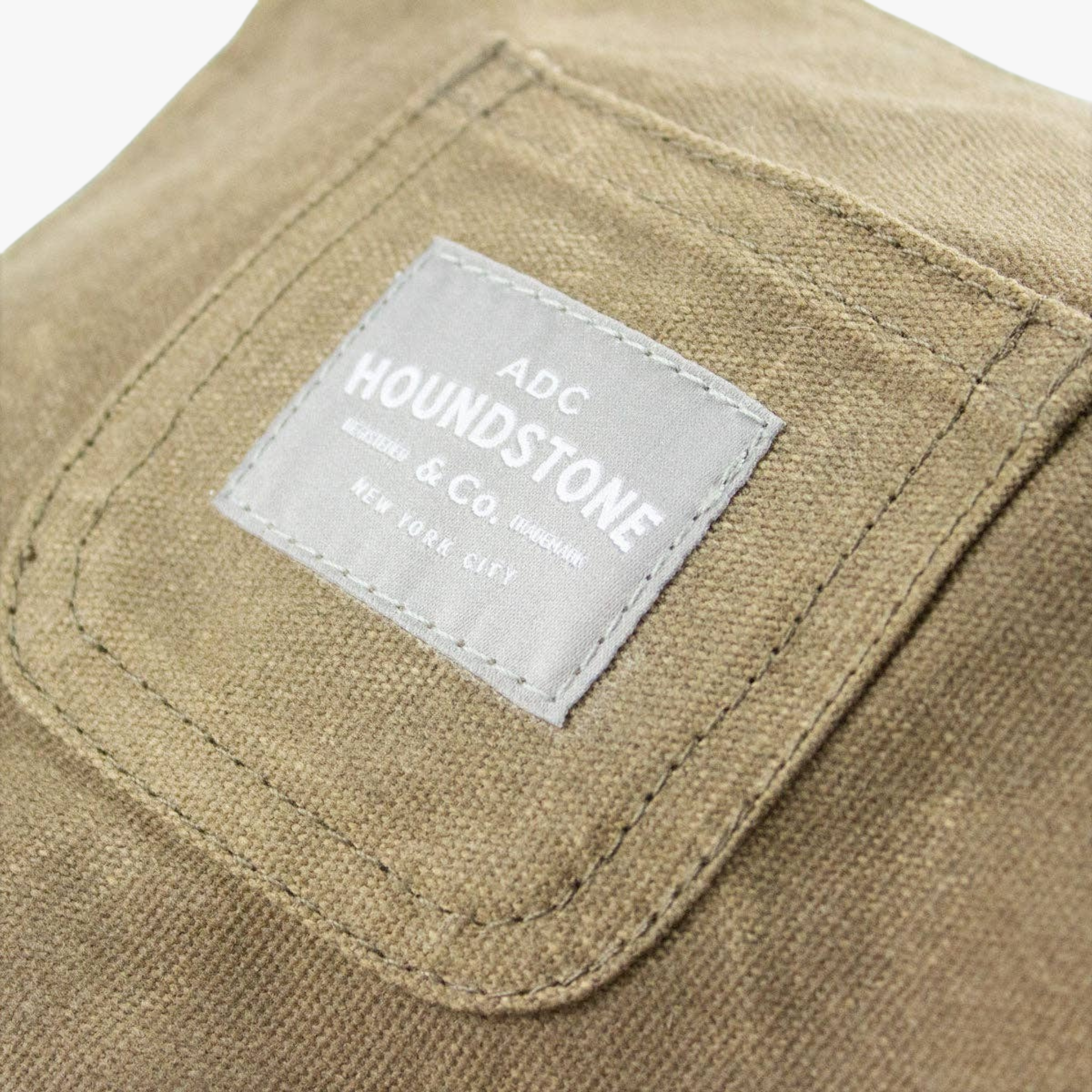 Waxed Canvas Dog Jacket Tan - Vokset canvas hundejakke