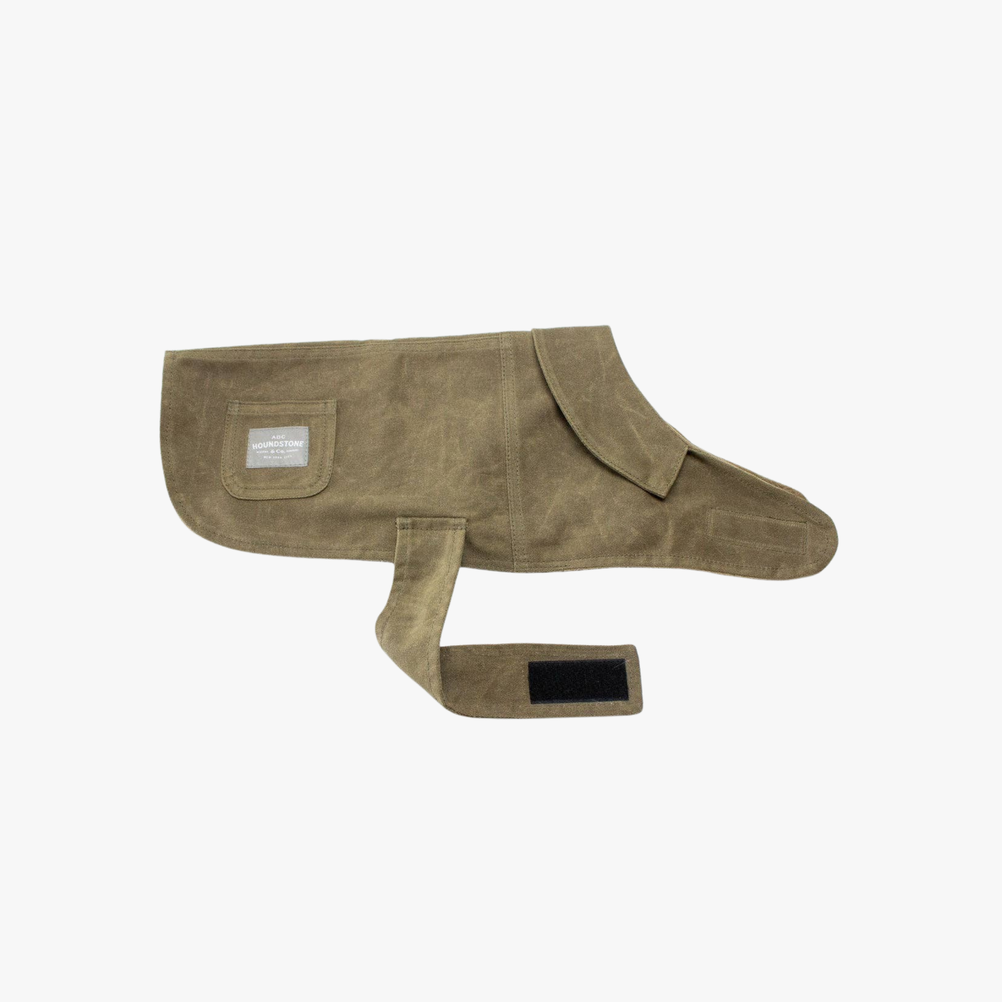 Waxed Canvas Dog Jacket Tan - Vokset canvas hundejakke