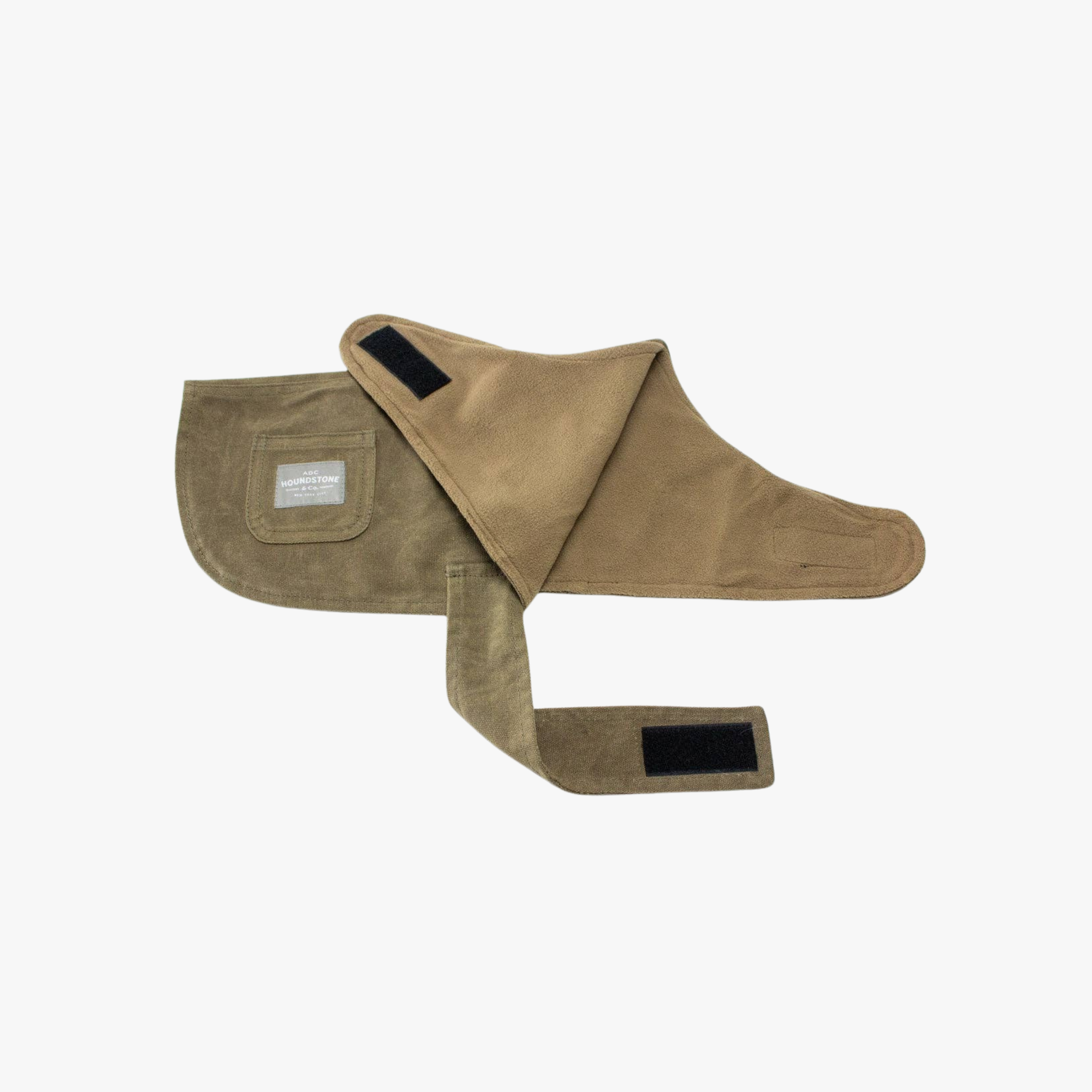 Waxed Canvas Dog Jacket Tan - Vokset canvas hundejakke