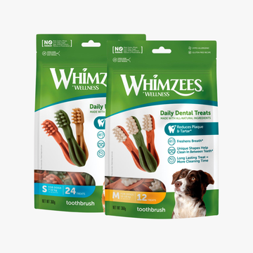 Whimzees Toothbrush - Tannrensende tyggepinner | 360g