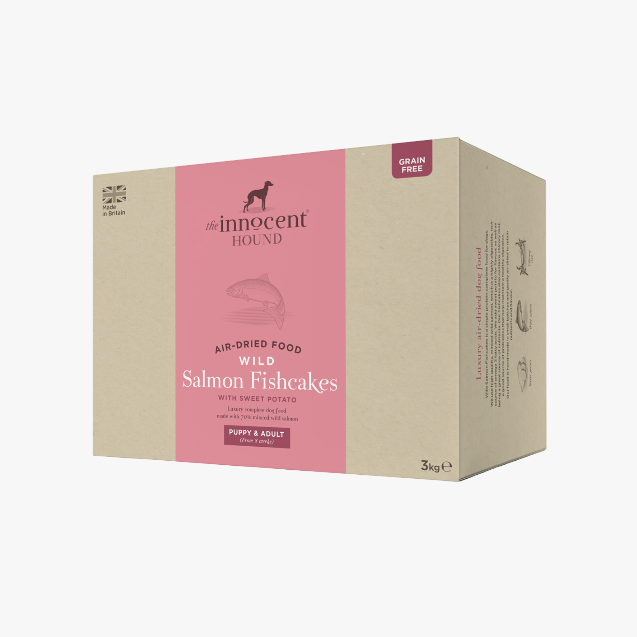 The Innocent Hound Wild Salmon Fishcakes – Lufttørket hundefôr med villaks