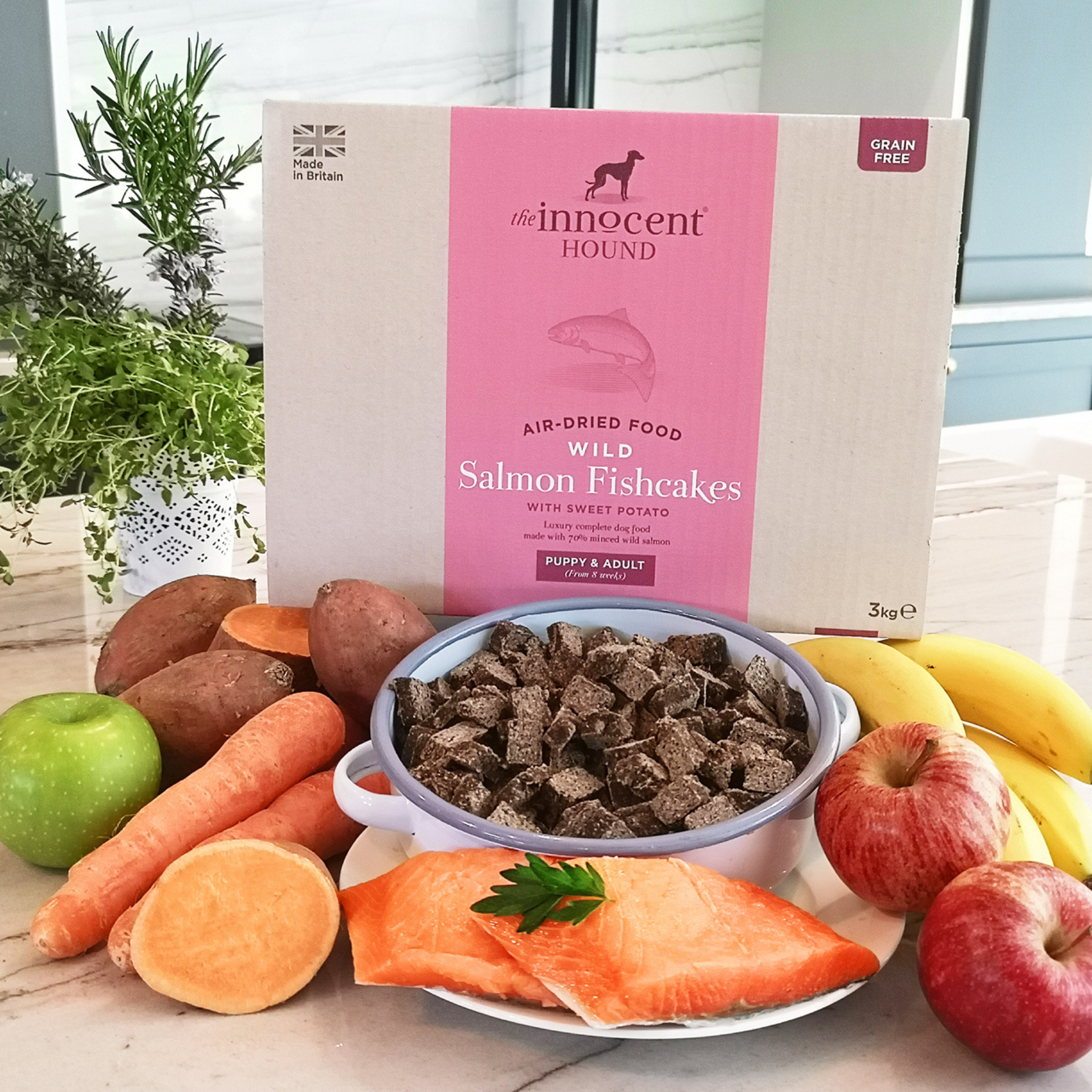 The Innocent Hound Wild Salmon Fishcakes – Lufttørket hundefôr med villaks