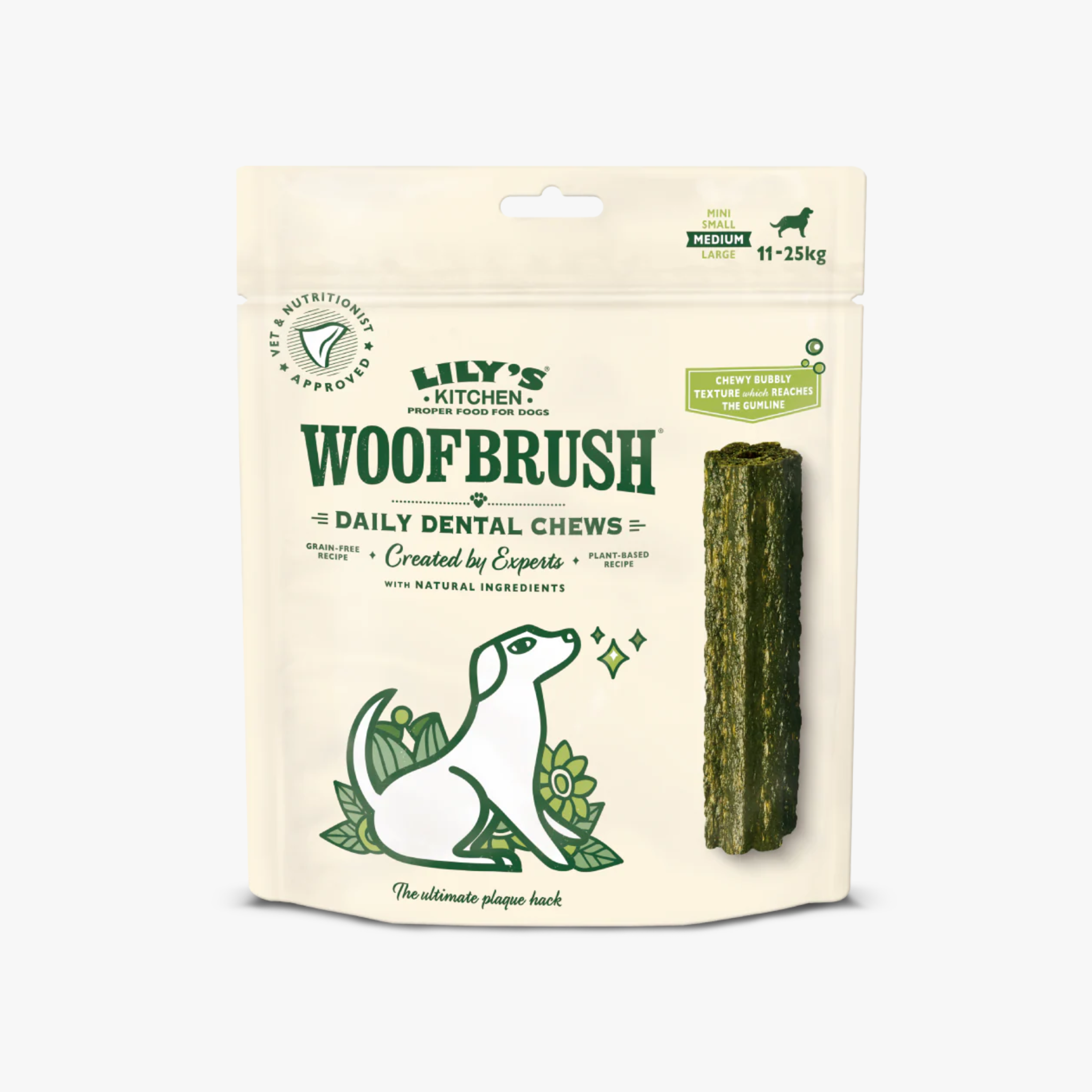 Lily’s Kitchen Woofbrush Dental Chew – Tyggepinner 196g