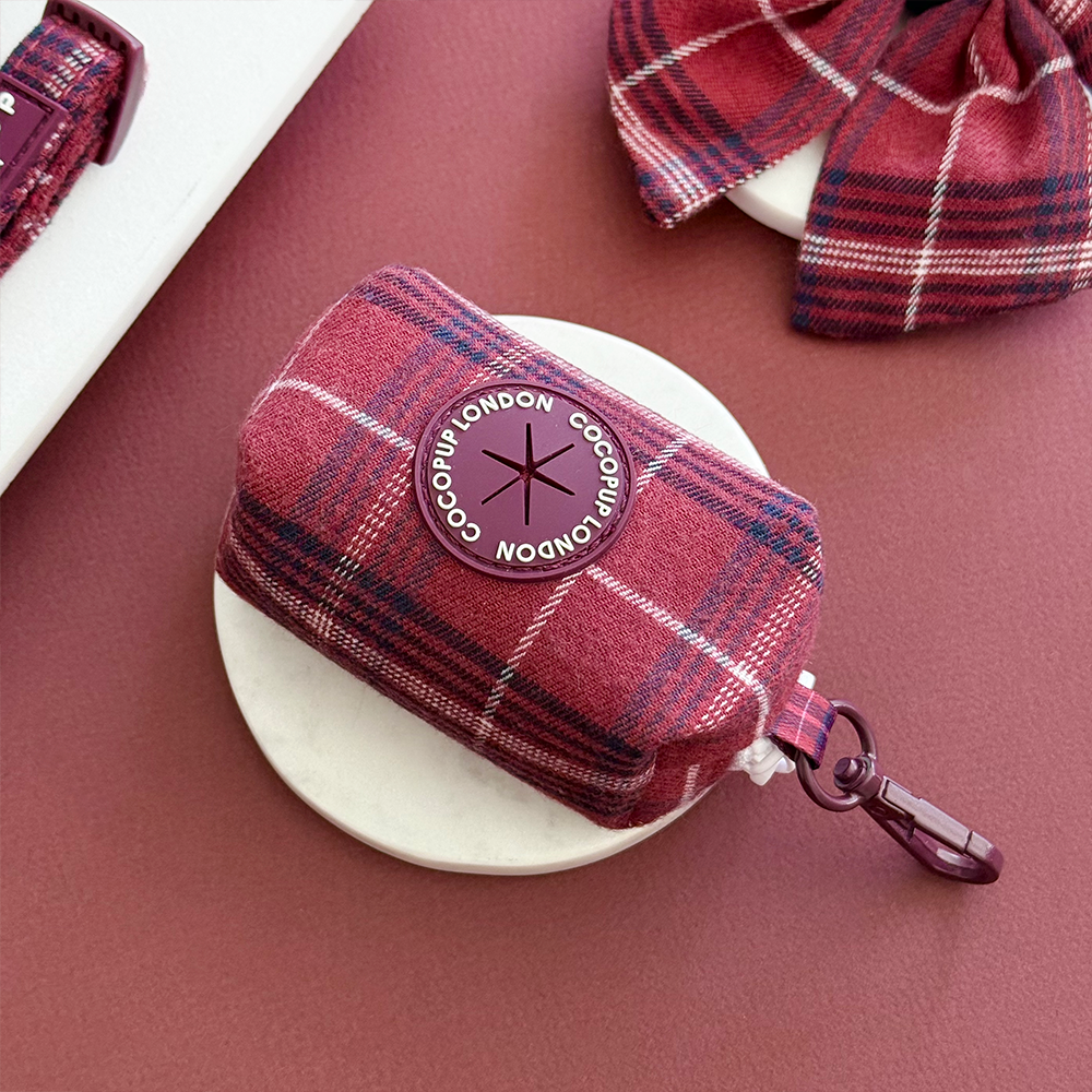 Mulberry Plaid - Hundepose holder