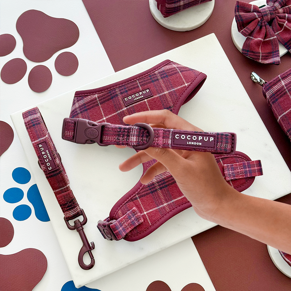Mulberry Plaid - Hundehalsbånd