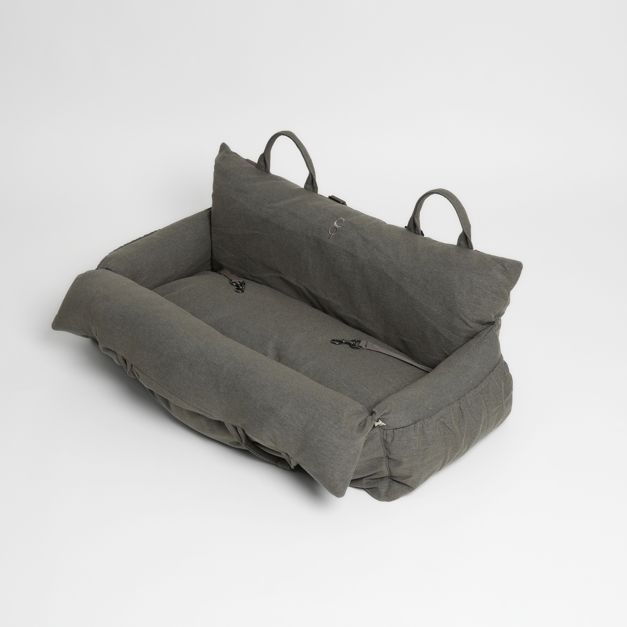 Lara Car Seat XXL – 3 i 1 hundesete  | Taupe