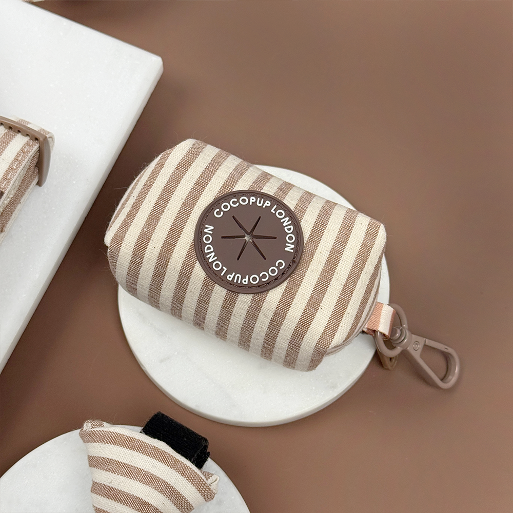 London Linen Stripes - Hundepose holder