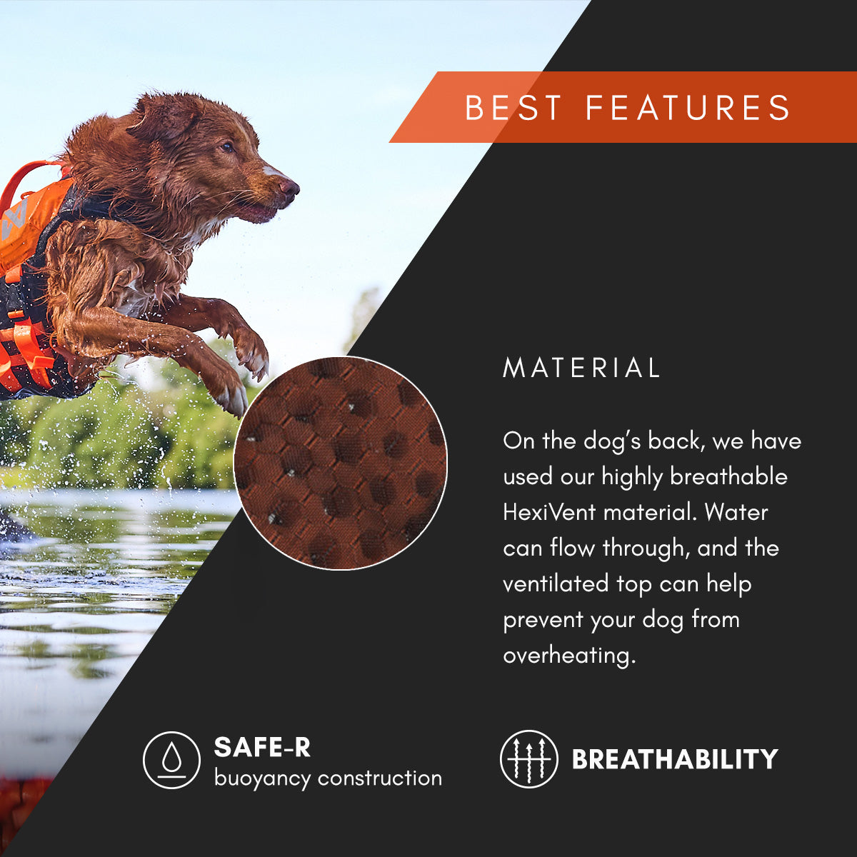 Protector life jacket - Redningsvest til hund