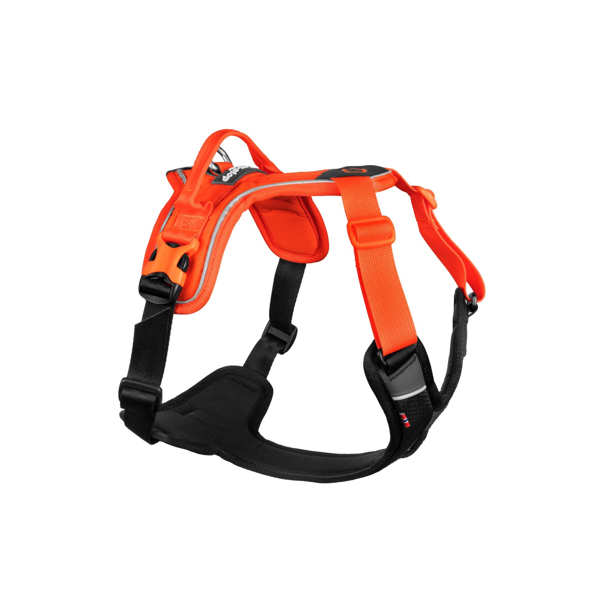 Ramble Harness - Allsidig hverdagssele, Sort/Orange