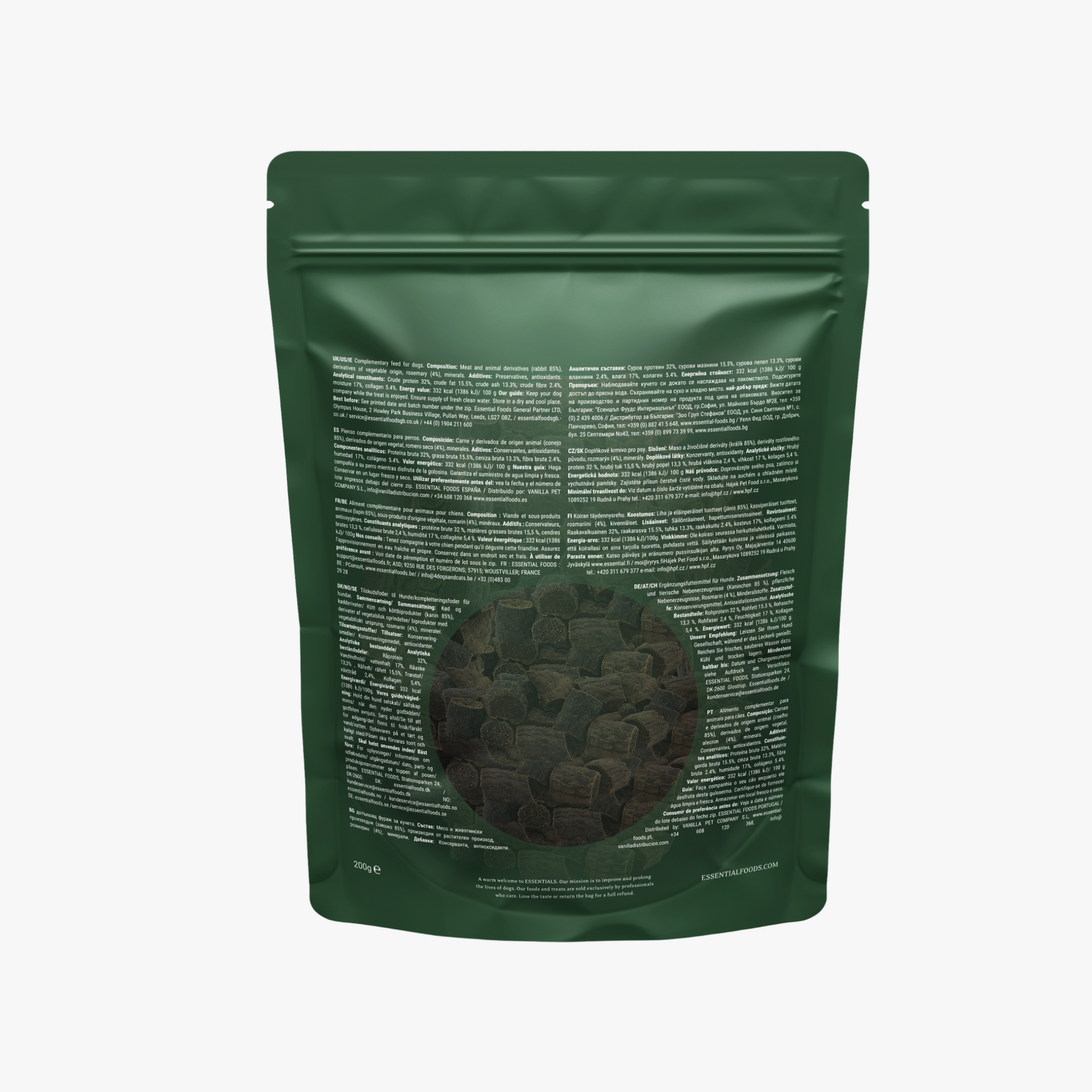 Rabbit & Rosemary Sensation - Chunky godbiter av kanin og rosmarin, 200g